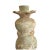 Monumental Vintage Terracotta Candlesticks Raised Rose Relief 15 Inch Pair For Sale - Image 12 of 15