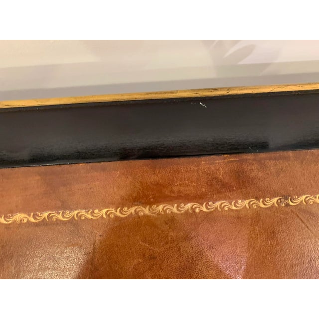 1940s 1940s Vintage Jansen Ebonized and Gilt Coffee Table For Sale - Image 5 of 10