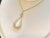 Pear Mabe Pearl & 0.36 Ct Diamond Pendant/ Necklace 14 Kt White Gold with Chain For Sale - Image 16 of 18