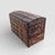 Wood Antique Dome-Top Wooden Trunk With Original Iron Hardware and Patina, Late 19th Century For Sale - Image 7 of 15