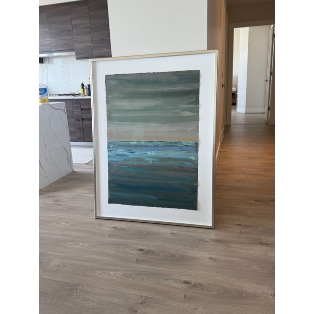 Large Sharon Strasburg Seascape Painting For Sale - Image 9 of 15