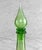 Empoli Mid-Century 24″ Italian Empoli Green Optic Art Glass Genie Bottle For Sale - Image 4 of 8