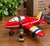 Figurative Red Airplane Porcelain Hinged Trinket Box With Miniature Pilot For Sale - Image 3 of 3