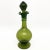 This Vintage Blenko Olive Green Decanter, by Joel Philip Myers, Circa 1968 with spiral coil has an original Blenko foil...