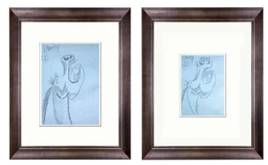1990s Pablo Picasso Guernica Horse Study Prints - A Pair