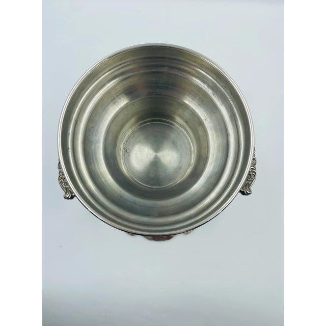Silver Late 20th Century Champagne Chiller From Oneida For Sale - Image 8 of 13