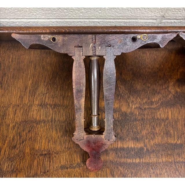Vintage Classic Colonial Revival Wooden Wall Shelves - Pair For Sale - Image 10 of 12