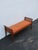 Mid Century Modern Caned Long Upholstered Window Hall End of Bed Bench 6636 For Sale - Image 13 of 15