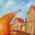 2010s 2012 Vlad Pronkin Original "Big Pear in an Old City" Surrealist Painting, Signed For Sale - Image 5 of 13