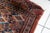 1900 - 1909 1900s, Handmade Antique Turkmen Yomud Collectible Mat Rug 1.3' X 1.6' For Sale - Image 5 of 9