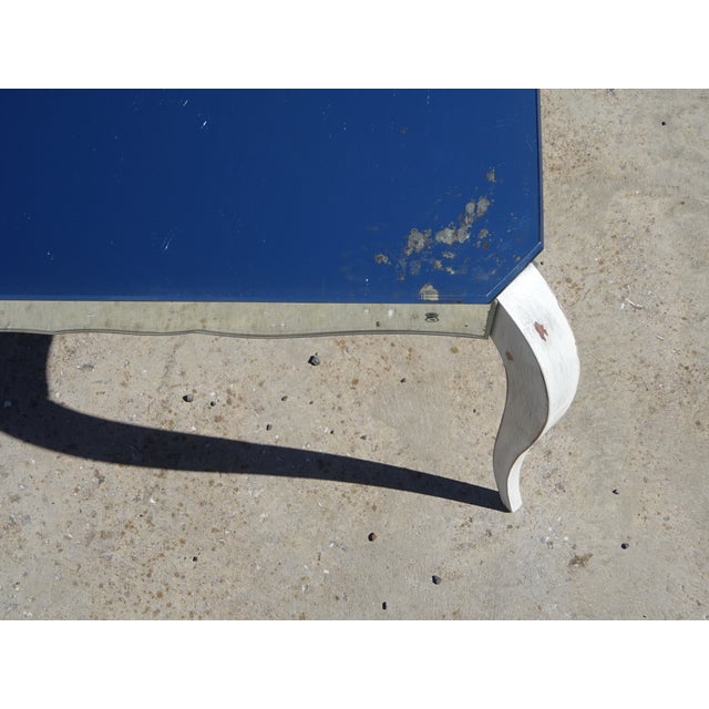 Wooden Coffee Table and Mirror, 1950s For Sale - Image 6 of 14