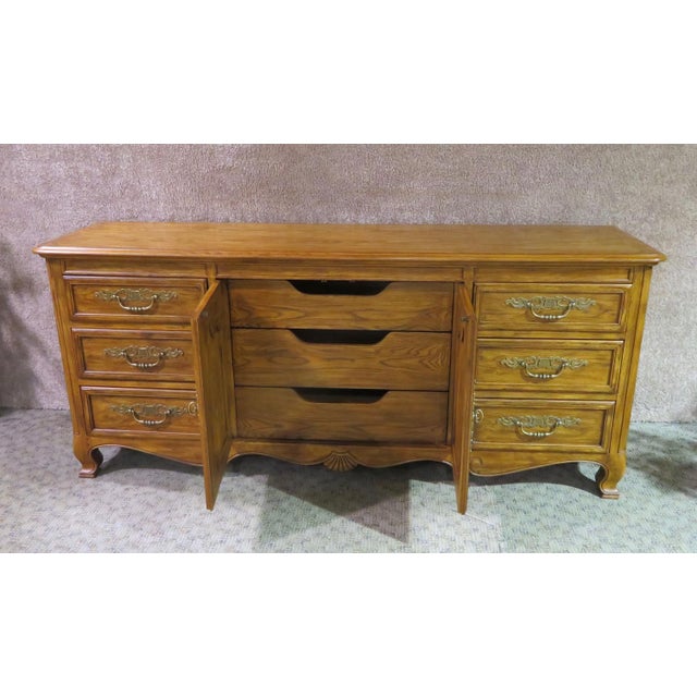 1970s French Country Drexel Heritage Triple Dresser Chairish
