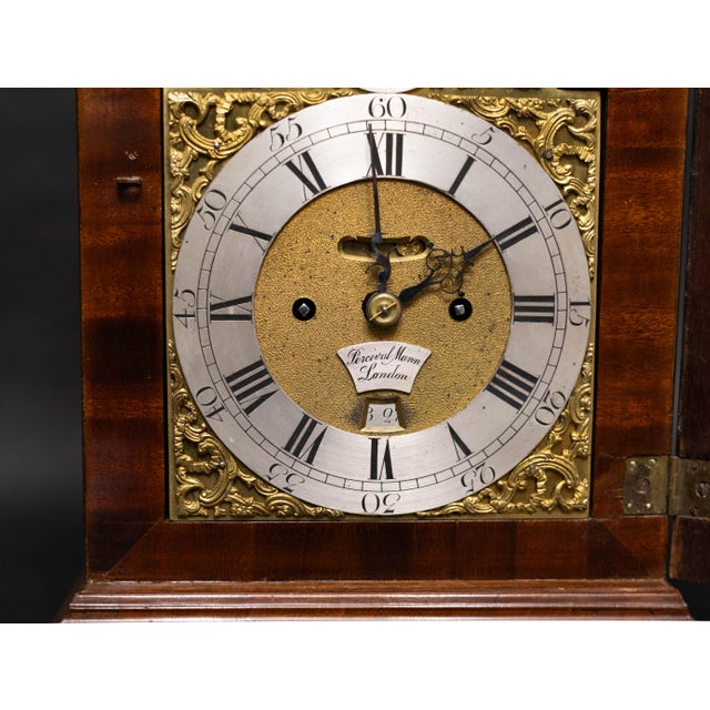 English Bracket Clock by Percival Mann, London, United Kingdom, 1765 For Sale - Image 15 of 18