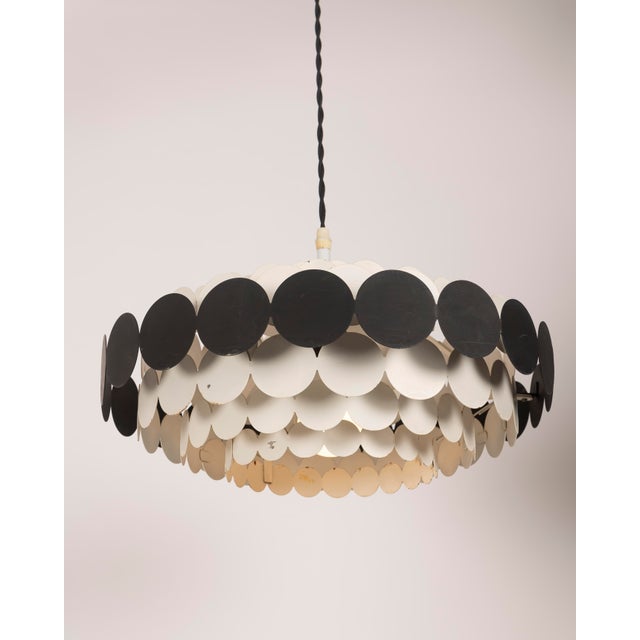 Space Age Pendant Lamp from Doria Leuchten, Germany, 1960s For Sale - Image 4 of 6
