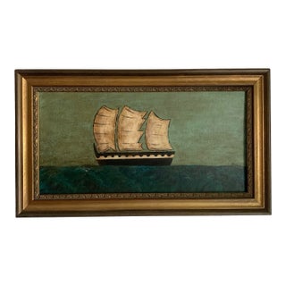 Contemporary Impressionist Style Seascape Painting on Canvas, Framed For Sale