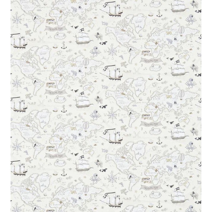 Treasure Map Wallpaper by Sanderson Nursery Wallpaper- Price Per Roll