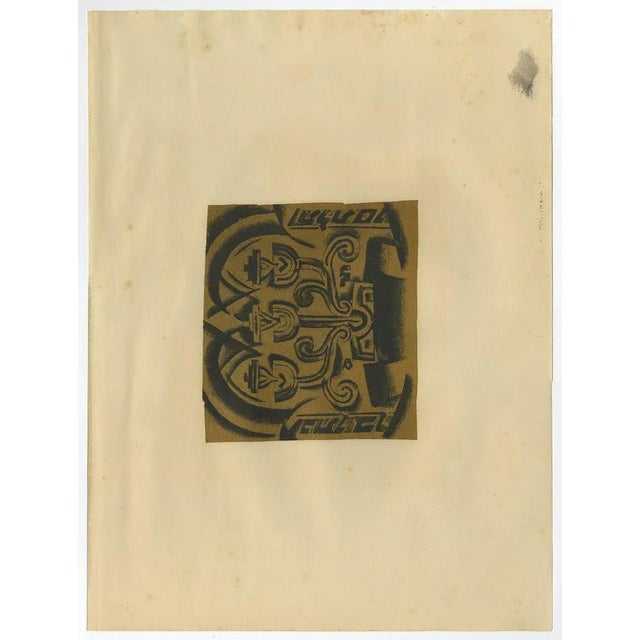 The artwork titled "Der Leuchter" (The Candelabra) is a striking lithograph from Nathan Altmann's "Jüdische Graphik"...