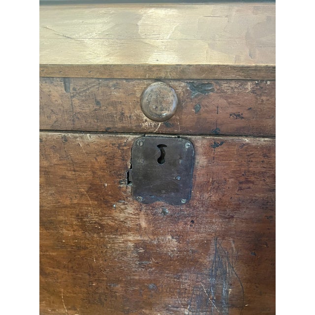 Monumental French Provincial Chest or Blanket Coffer, Early 1700s For Sale - Image 12 of 12