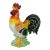 Vintage Extra Large Life-Size Italian Ceramic Rooster For Sale