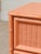 Coral Vintage Bamboo Nightstands, A Pair For Sale - Image 4 of 9