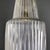 Mid-Century Modern Italian Golden Plastic and Fluted Glass Ceiling Lamp, 1950s For Sale - Image 9 of 14