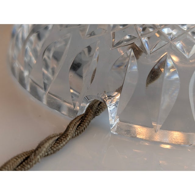 Art Deco French Cut Crystal Mushroom Table Lamp, 1920s For Sale - Image 12 of 18