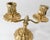 Metal 18th Century Pair French Louis XIV Style Bronze Candelabra Candlesticks For Sale - Image 7 of 12