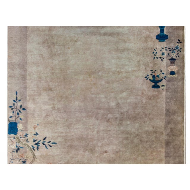 Textile Early 20th Century Chinese Art Deco Rug For Sale - Image 7 of 15