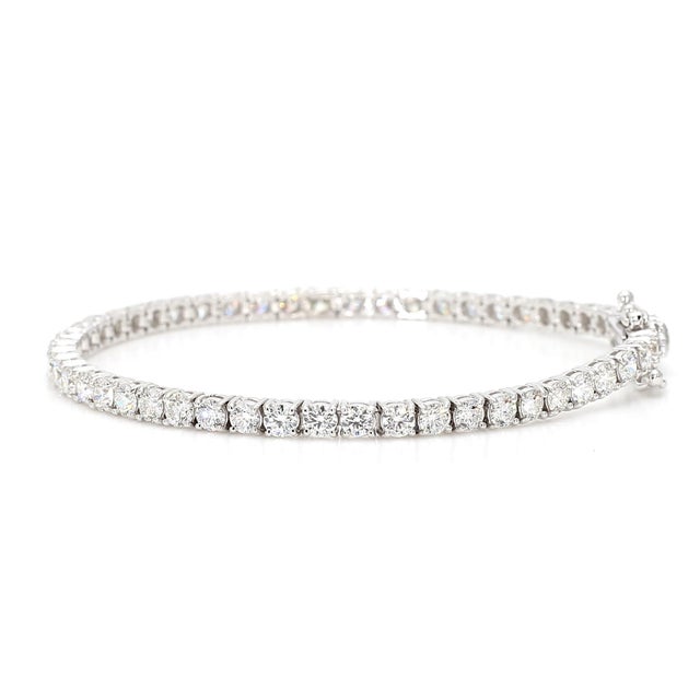2020s Diamond Tennis Bracelet For Sale - Image 5 of 11