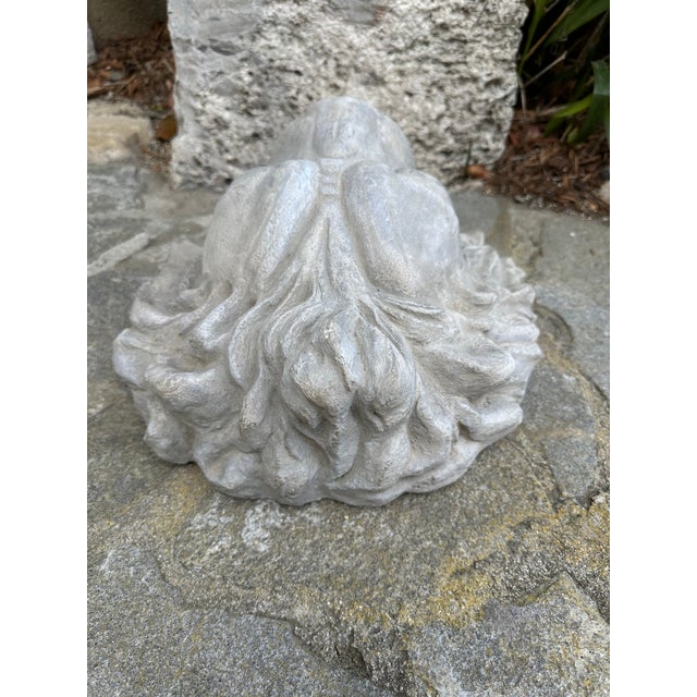 Vintage 1980’s Lion Head Garden or Fountain Sculpture - Made in Italy For Sale - Image 16 of 18
