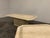 Set of exquisite travertine coffee table and side tables. Finely finished table tops with inlaid stone Greek key...