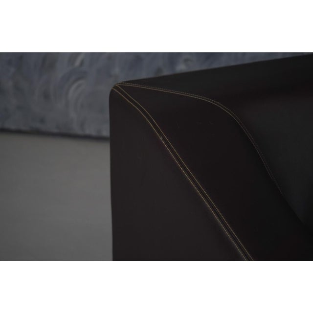 Malmo Lounge Chairs and Fjord Ottoman in Leather by Patricia Urquiola for Moroso, Italy, 2000s, Set of 3 For Sale - Image 3 of 18