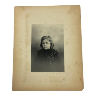 19th Century Photograph of a Boy For Sale