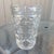 This is a vintage 1960s/1970s Italian mold-pressed glass vase by Fidenza Vetraria featuring a bold, tactile geometric...