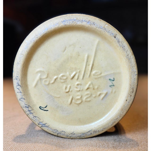 Blue Roseville Pottery Zephyr Blue Lily Vase For Sale - Image 8 of 8