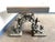 French Bronze Figural Coffee Table With Travertine Top For Sale In Los Angeles - Image 6 of 10