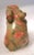 Well-Carved Miniature Bunny Rabbit of Unakite Jasper (Unakyte), Naturally Orange and Green! | Said to Be the Spirit of Carpe Diem For Sale In Miami - Image 6 of 7