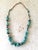 American Vintage Turquoise and Coral Native American Style Necklace For Sale - Image 3 of 4