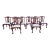 Thomas Chippendale Style Mahogany Dining Chairs- Set of 8 For Sale