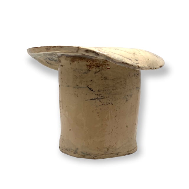 Large White Ceramic Top Hat Sculpture, France, 1950s For Sale - Image 16 of 18