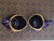 Limogenes, Royal Blue and 22 K Gold Miniature Pair of Decorative Swans For Sale - Image 11 of 12