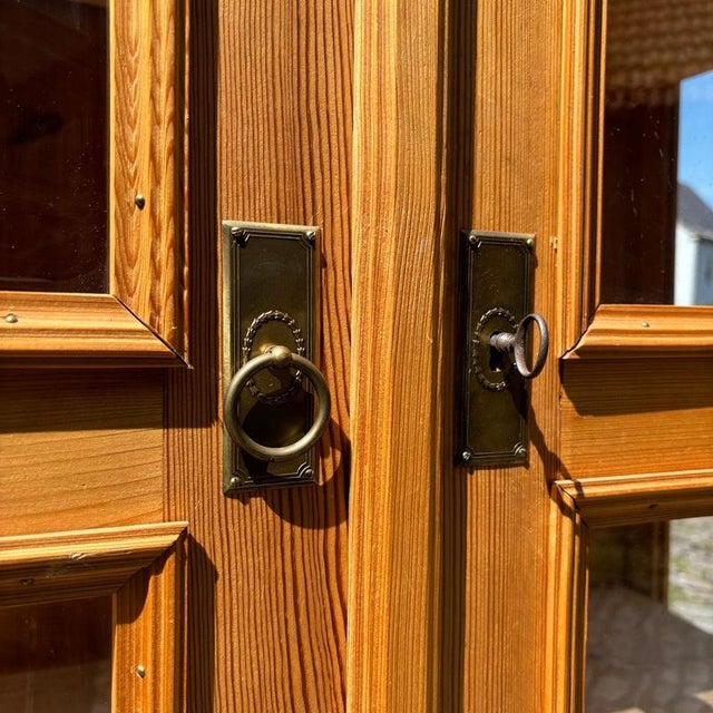 Antique Softwood Display Cabinet, 1880s For Sale - Image 4 of 15