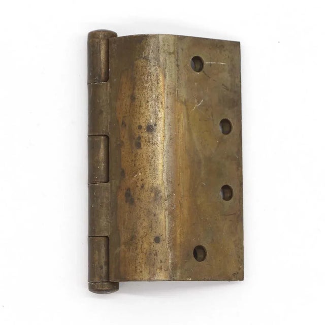 Mid 20th Century Vintage 5.125 X 4.5 Wavy Offset Steel Stanley Door Hinge For Sale - Image 5 of 6