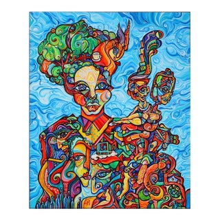 Alexander Arshansky, "Self Reflection" Abstract/Cubist Piece For Sale