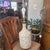 Mid-Century Modern Mid 20th Century Mid Century Modern Bottle Shaped Cork and Walnut Table Lamp For Sale - Image 3 of 5
