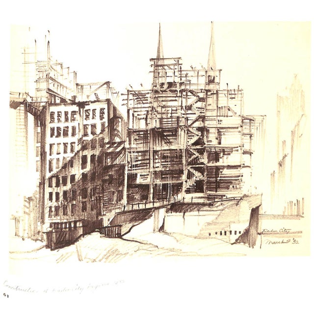"New York: 1929-1932: Reaching for the Sky: Drawings and Prints" 1992 Freeman, Mark For Sale - Image 9 of 12