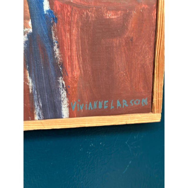 Vivianne Larsson, Bodar, Lofoten, 1950s, Oil Painting on Canvas, Framed For Sale - Image 4 of 18