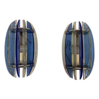 Mid-Century Italian Wall Sconces from Veca, 1960s, Set of 2 For Sale