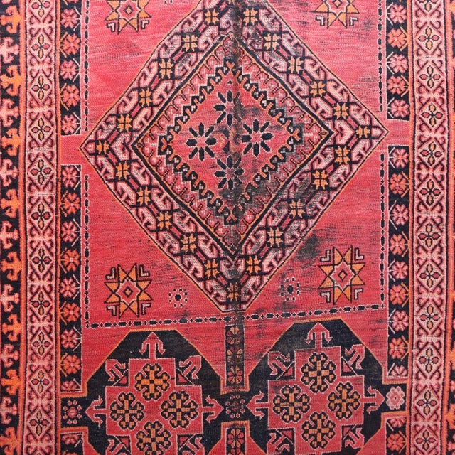 1970's Moroccan Handwoven Rug - 10.4 X 6.2 Ft For Sale - Image 4 of 7