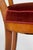 Italian Curved Back Chair in Walnut with Red Velvet Seat, Early 20th Century For Sale - Image 18 of 18